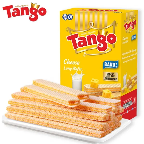 탕고 치즈 롱 웨이퍼 웨하스 160g x 5입 인도네시아 인기과자 tango, 1세트