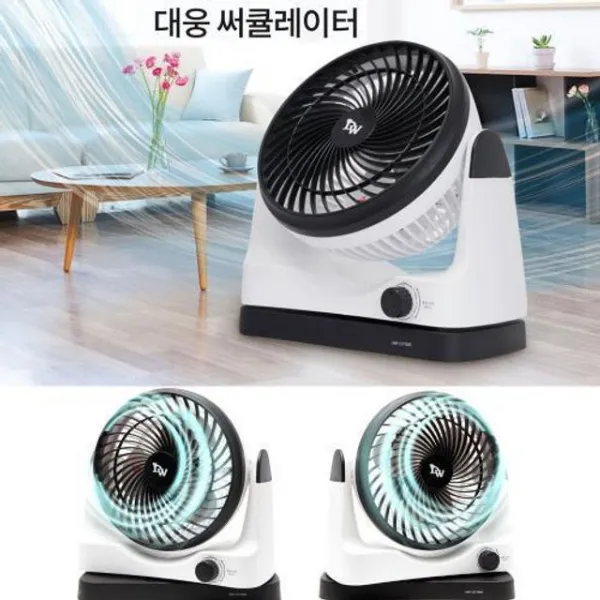 저소음 에어컨 보조냉방 선풍기 에어 미니 탁상용 단품