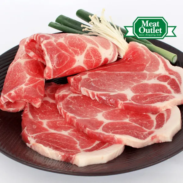 미트아울렛 신선 왕목살(구이용) 500g, 1개