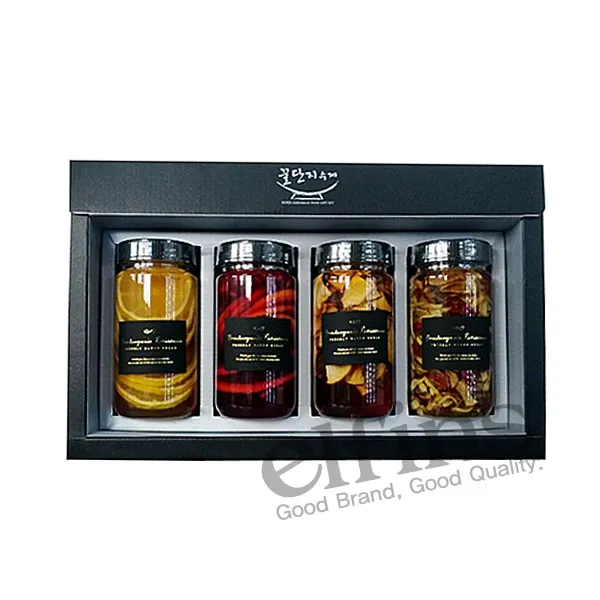 꿀단지수제청 과일청3P건강청1P 선물세트A 300ml, 과일청3Px건강청1P 선물세트 B타입, 없음