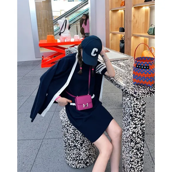 CHEERIOBANGAO 급감 만점 TB 클래식 선 넥 가디건set