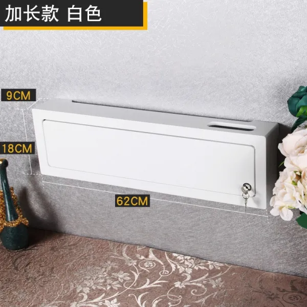 라우터 광 전기 플러그인 보드 관리 상자 구성 도우미 S 플러그인 보드 와이어 박스 잠금 문을 열 감전을 방지하기 위해, 확장 된 흰색 (잠금 포함)개