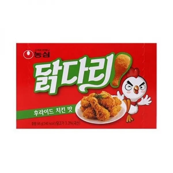 무료배송_ 농심 닭다리 후라이드 66g (20개입) 농심 농심과자 농심스넥 과자 스넥 대용량스넥 대용량과자 까까, 본상품 선택