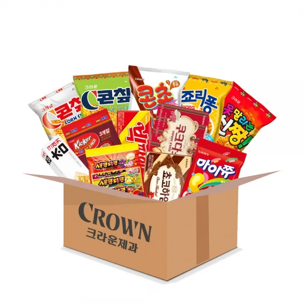크라운제과 인기과자 모음 과자세트
