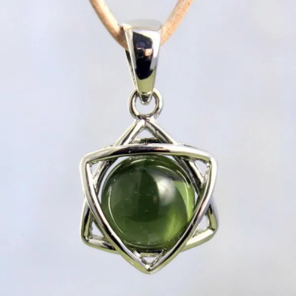 일본배송 여섯 까끄라기 별 육그램다윗의 별 럭키 스타 몰다 아르바이트운석 펜던트 톱실버 925목걸이 통