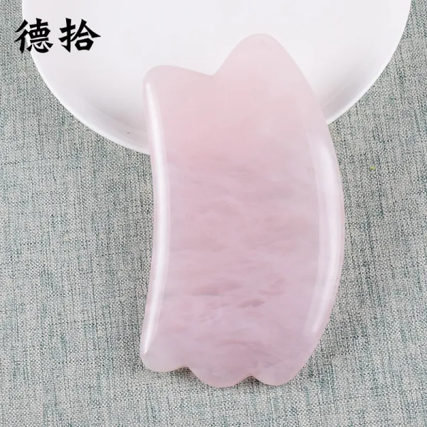 윤이마켓 웨이트기구세트 장미수정 페이스 콜레라 스크래치 크리스탈 마사지 긁다 낯짝 장미수정 대월 괄사도구