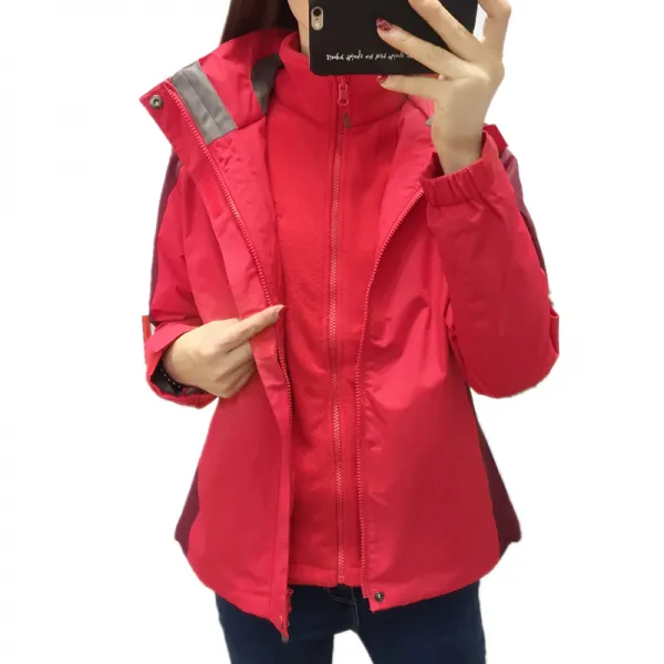 겨울투피스 가을 야외 바람막이 코트 남성 여성 등산 복장 레인가드 O커버 커플 가철 내피 방한 4559756904