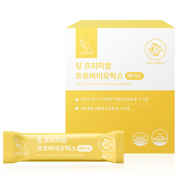 PH365 피에이치365 킹 프리미엄 프로바이오틱스 베이비 아기유산균, 30개입, 1개