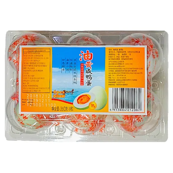 야단(찐 오리알) 1팩(360g*6알) 야단, 1개, 360g