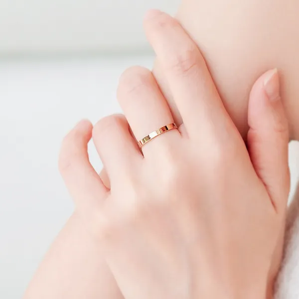 노이드비 14K GF 골드 전체 골드필드 플랫반지 옐로 9사이즈