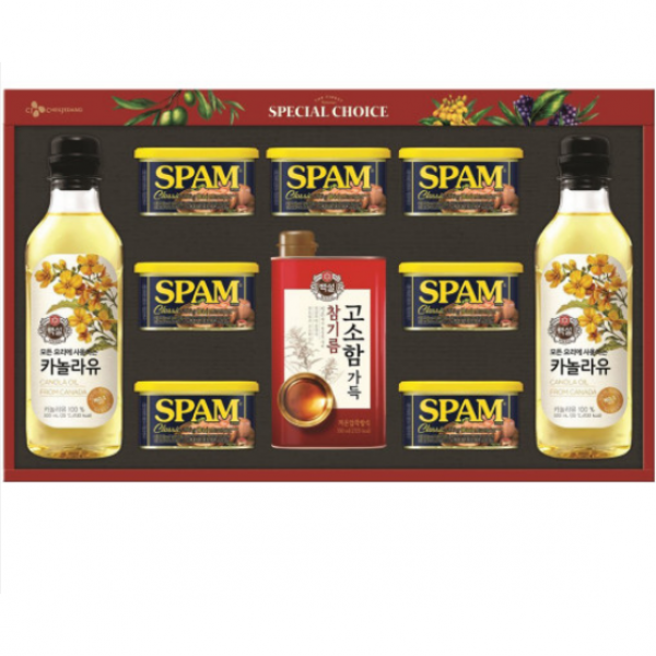 CJ 스팸 선물세트 특별한선택 특선 N호 또는 N2호, 80개