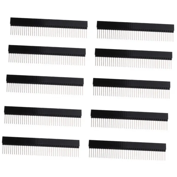 RoyalwaysArduino PCB를위한 아주 새로운 튼튼한 10x 2.54mm 피치 40Pin 여성 핀 우두머리