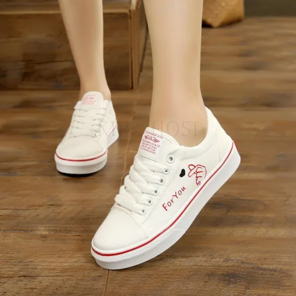 Kirahosi 여자 아동 주니어 초중 여학생 데일리 캔버스화 슈즈 즈크 신발 37호+ 덧신 증정 Bpkjqwk8