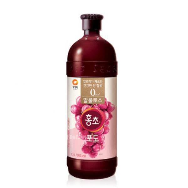 청정원 홍초 알룰로스 포도 1.5l 10개