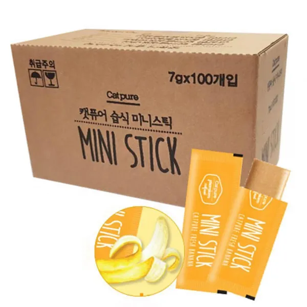 급성장 아기고양이 습식 바나나 7gx100 좋은펫간식, 1개