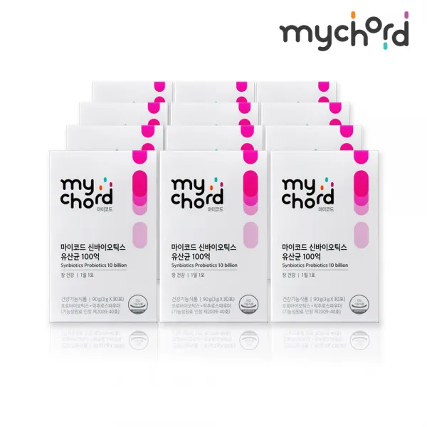 마이코드 프로바이오틱스 프리바이오틱스 신바이오틱스 3g x 30포 x 12박스 (12개월), 단품, 단품