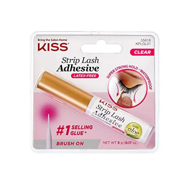 접착제제거제 KISS Strip Eyelash Adhesive Clear 0.21 oz, Size = 2 PACK