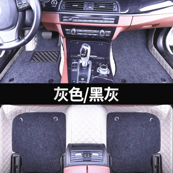 1719 기뢰 렉서스 에워싼 자동차 발 매트 레이 전용 대 에프터 개조, 그레이 그레이블랙 더블레이어