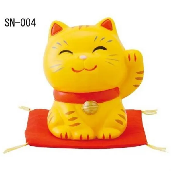 행복 마네키네코(복고양이)특 잔돈푼(양손 인상) SN-009, 사이즈 = 특소 | 패턴(종류) = 타입:금・은세트, 본문참고