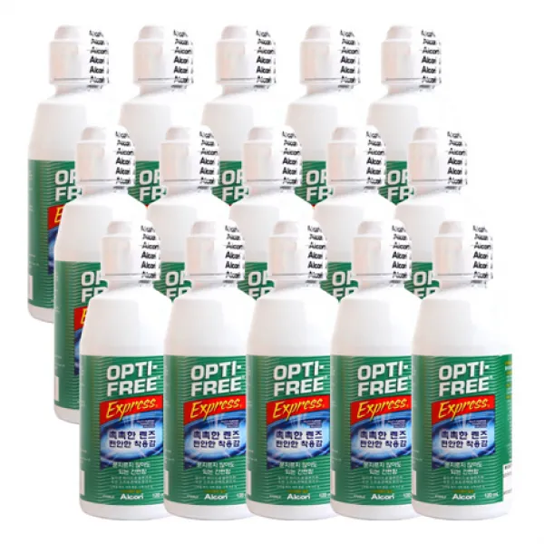 옵티프리 익스프레스 렌즈세정액, 120ml, 15개