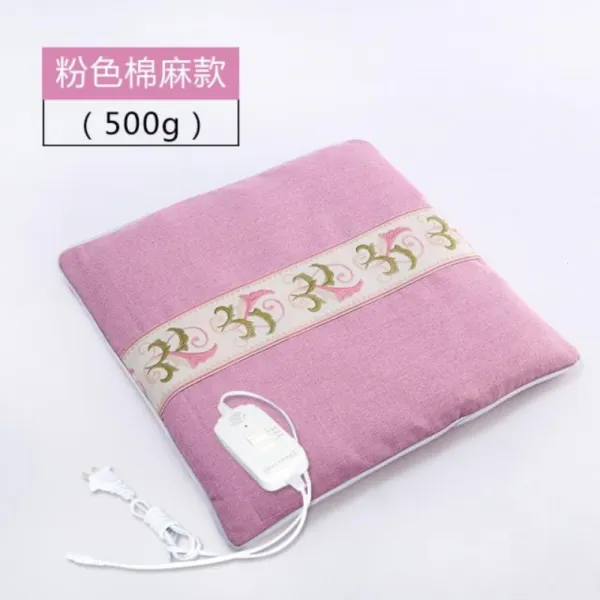 소파온열매트 전열 사무실 가정용 미니전기매트, 42x42-SI, M.벨핑크린넨500g(전열)-SS