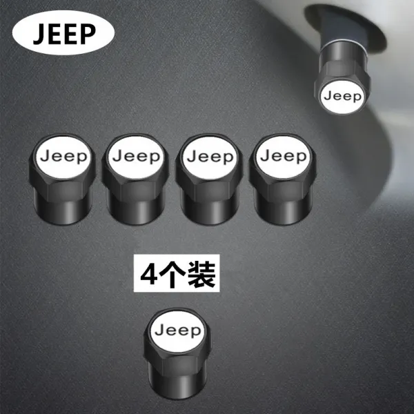 비아이9 적용 JEEP 지프 그랜드 체노키 의협심이 강함 나침반 몰이꾼 반들 공기밸브, JEEP 에어캡 블랙 4톨 화이트 표