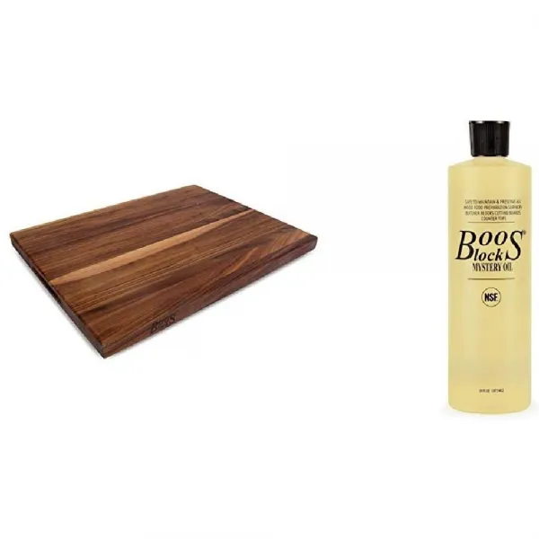 John Boos 존 야유 Wal R02 호두 나무 자리 곡물 가역 도마 24 X 18 를 절단 1.5 X 존 야유 Mysb 미스터리 상세페이지참조