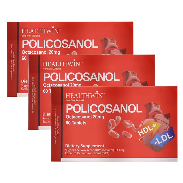 사탕수수폴리코사놀 20mg 60정 3개, 1개, 기본