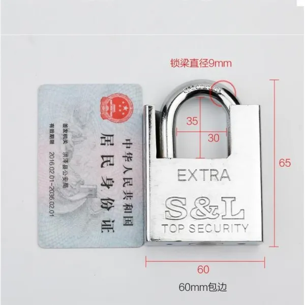구식의 명 키마 림마 궤짝 눌리움 방지함 대문 미니, 60mm 가방 양 쫙 펴다 자물쇠 （