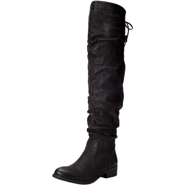 [롱부츠 여성 235사이즈] 매우 휘발성 여성용 Laurinda Knee High Boot 블랙 6.5 M 미국