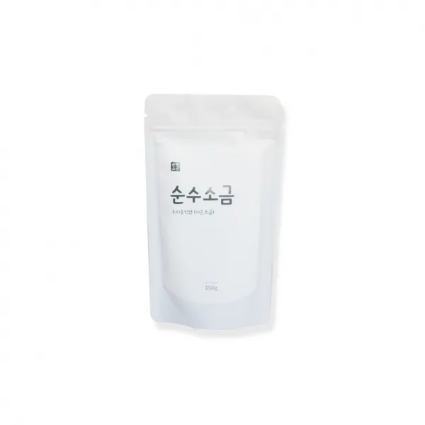 본시유통 순수소금 생활식염(가는소금), 1팩, 150g