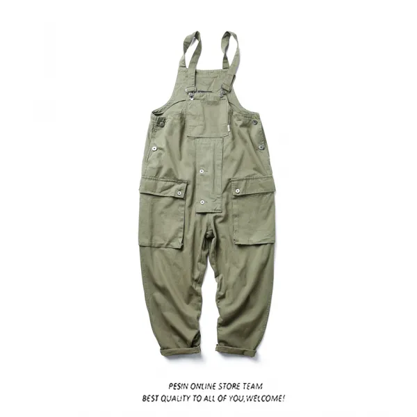 Dipylon 남성 점프슈트 점프수트 남루즈핏 여문낙조표 군사 다포켓 캐주얼 팬츠 인스 초화의 바지 M