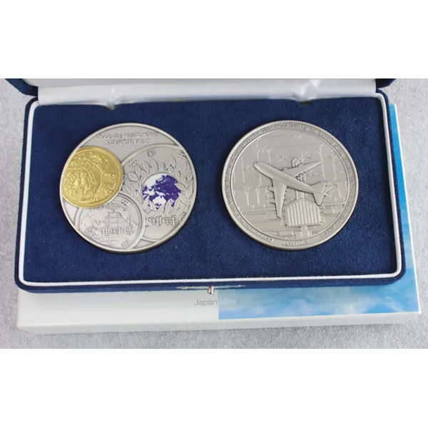 메달형주화 기념주화 개인수집 소장가치 일본 2005 일본 국제 박람회 중부 국제 공항