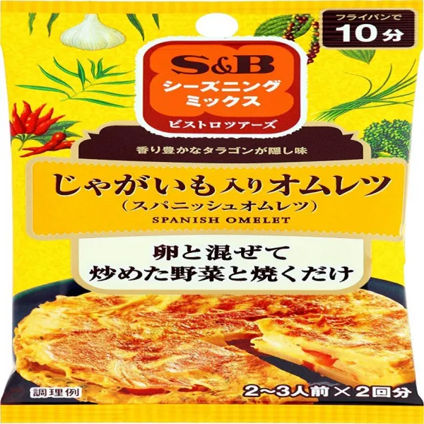SB シーズニング じゃがいも入りオムレツ 12g×10個 S B 양념 감자들이 오믈렛 12g × 10 개, 1