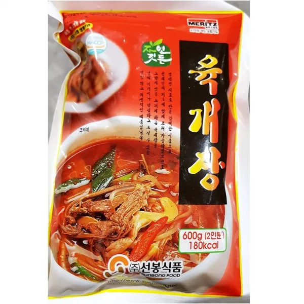 선봉 육개장 600gX25/사탕류/안주야/육개장/탕/조림/, 1