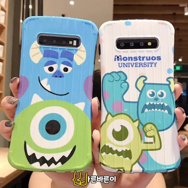 Mamor 갤럭시 노트8 몬스터 일러스트 실리콘 케이스 N8 Note8 삼성 핸드폰 휴대폰