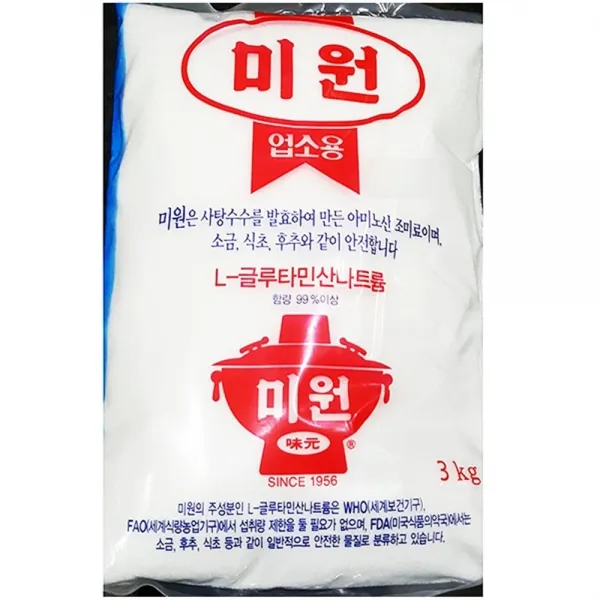 [AKP_7402597] 업소용 미원(대상 3K)X5 미원 업소용미원 포대미원 분말미원 조미미원, 본상품선택