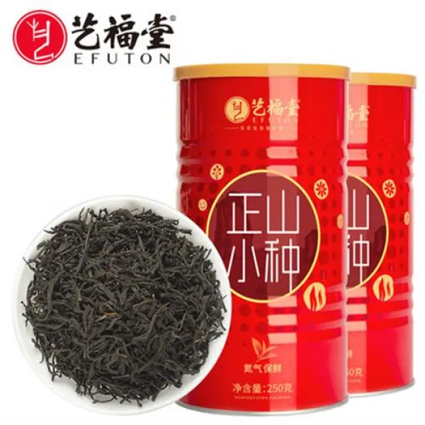 준다니엘 예복당 찻잎 정산소종 홍차특급 향내식 2020년 신다유차 전용캔 500g