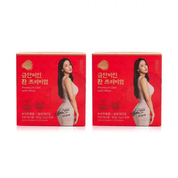 금단미인 프리미엄 다이어트환(2박스)/카테킨/알로에