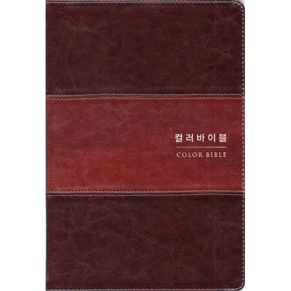 컬러바이블(특대/단본/다크브라운/색인/무지퍼)(개역개정), 아가페출판사