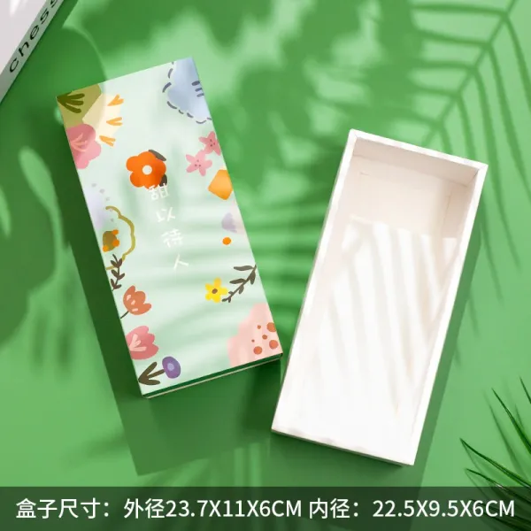 일회용포장랩 녹두떡 포장용기 청 뭉치 케이스 두꺼운 퀄리티 선물세트 투명 도트 주머니 포장통 4640103453, 사람을 달콤하게 대하다