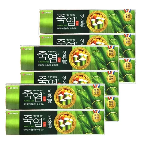 Lg생활건강 죽염 잇몸고 치약 120g 8개