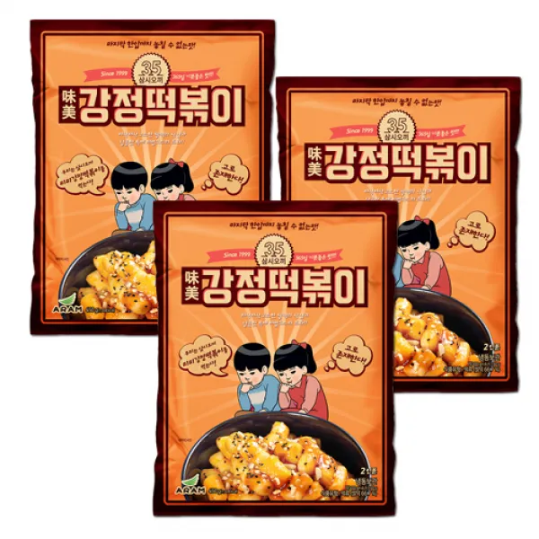 삼시오끼 강정떡볶이 450g 3개