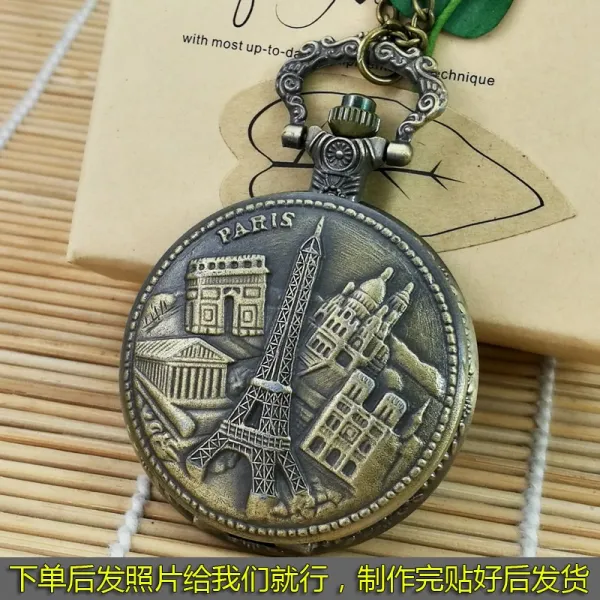 Apr.27 137번 회중시계 사진 넣을 수 있는 오토매틱 노인용 대아동 남아 구식 소형 플립 ins바람Z