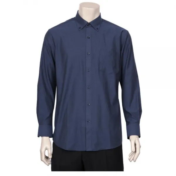 베이직한 네이비 남성정장셔츠 기본핏 날티나지않는