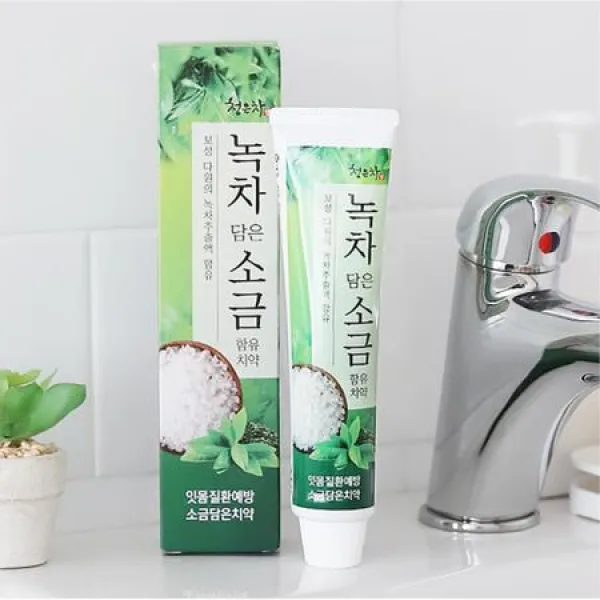 요양병원 노인정 소금함유 고급치약3입 연수원 숙소 사무실 식당 상세페이지 참조