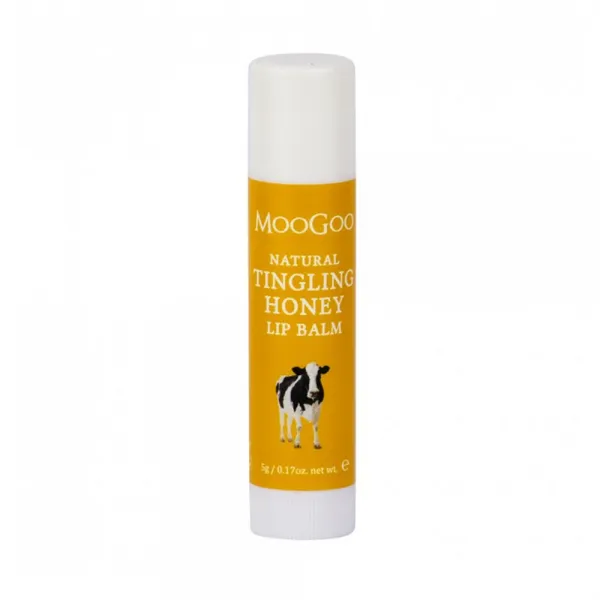 MOOGOO [호주발송]MOOGOO 무구 립밤 4개 Lip Balm - Tingling Honey 5g, 1개