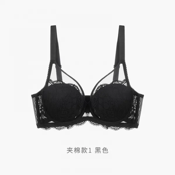 모우드랑 젖당파 여성속옥 여름 흉부위 약간 달다 풀컵 얇은 대흉 숏 속옷 브라탑