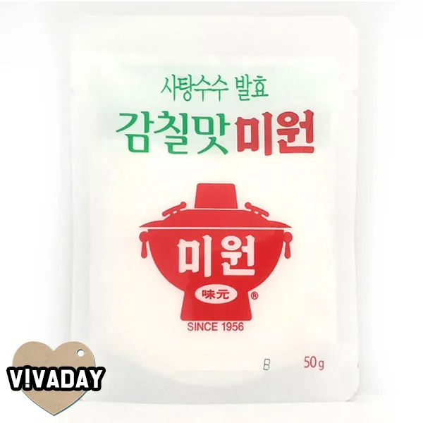 MY 대상청정원 감칠맛미원50g 요리/조리/요리재료/조미료/천연조미료/미원/화학조미료, 단일 수량