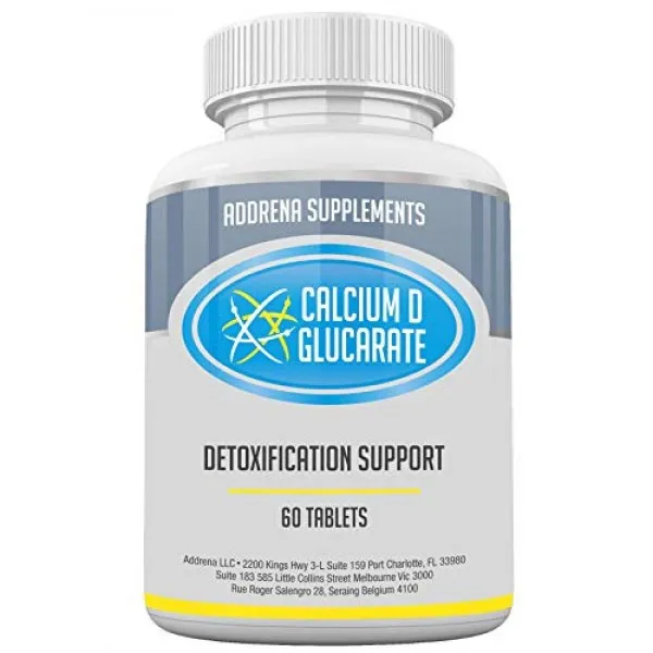 칼슘 D-glucarate 간 해독 정화 폐경 에스트로겐 관리를위한 500mg을-CDG | 60 태블릿 칼 D 보충제 glucarate A